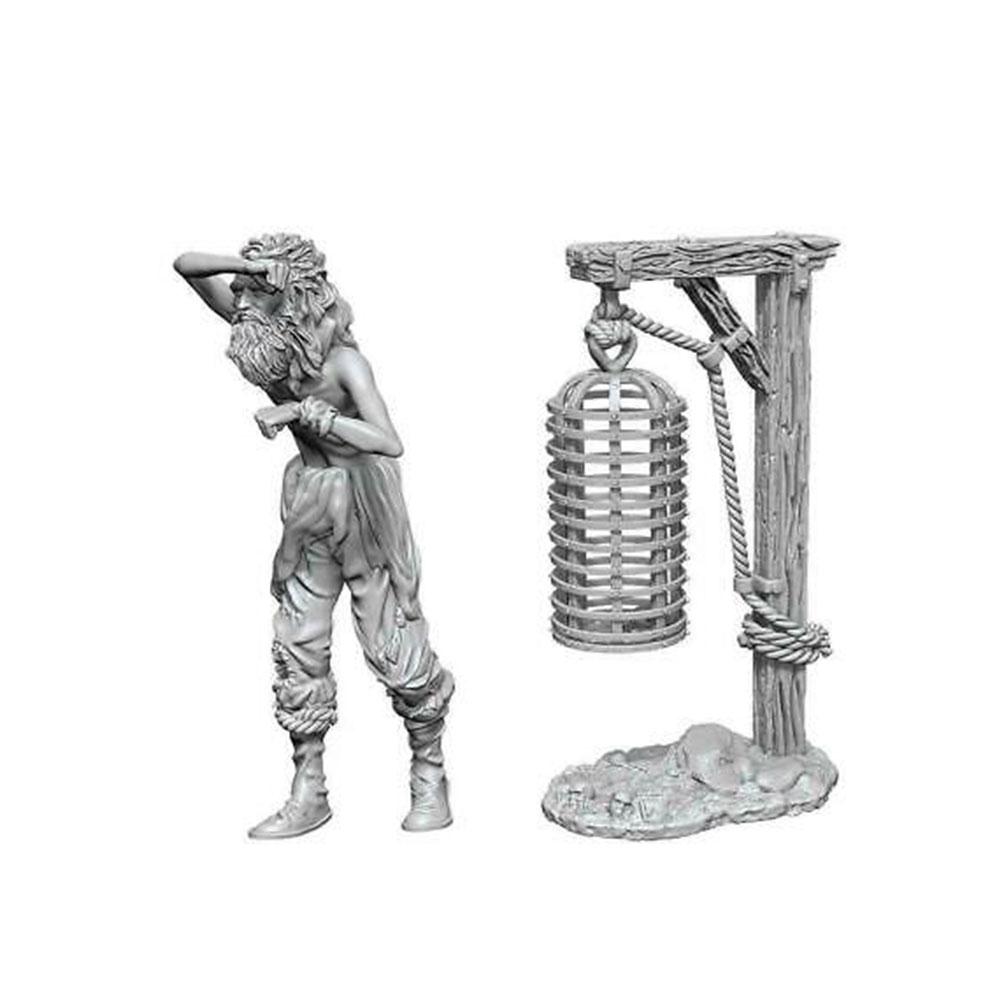 

Wizkids Deep Cuts Unpainted Miniatures Hanging Cage