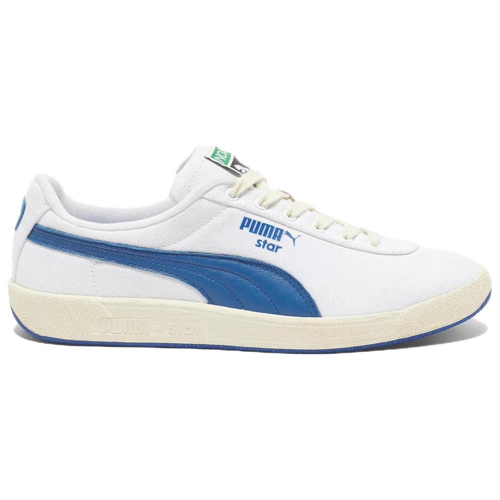 New PUMA Canvas Star Noah White Blue 396123-01