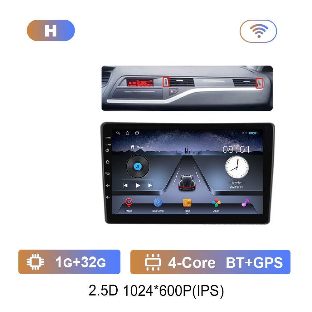 

Мультимедийный плеер для автомагнитолы Android 14 для Citroen C5 2008 2009 2010 - 2017 DSP Стерео WiFi GPS Навигация 4G Bluetooth Разделенный экран