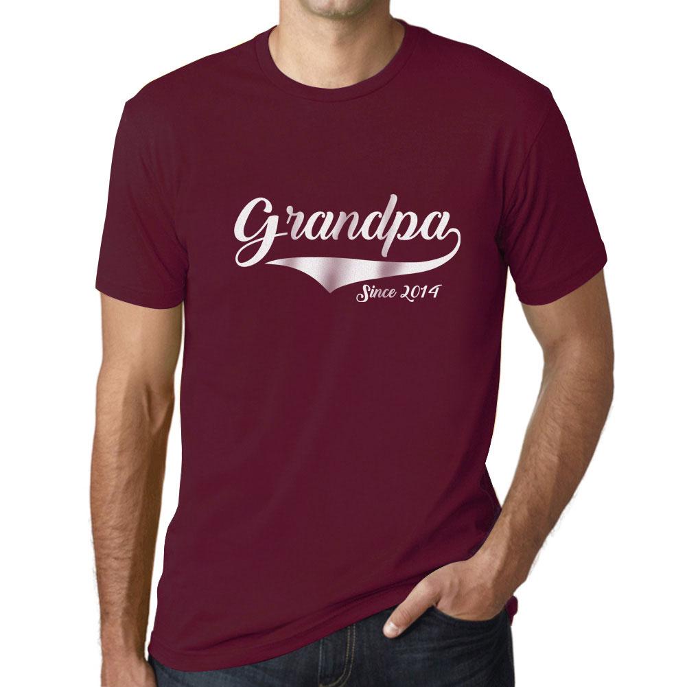 ULTRABASIC - Men’s Graphic T-Shirt Grandpa Since 2014 T-Shirt Funny