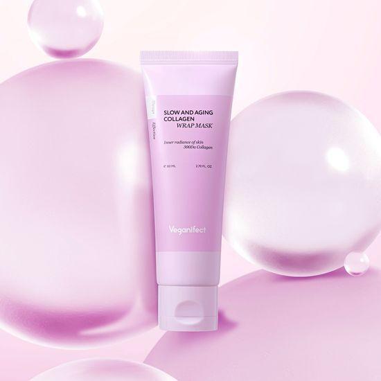 Veganifect Collagen Wrapping Mask Pack 80ml (+ free brush)