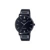 Serie Standard Classico Minimalista Movimento al Quarzo Cinturino in Acciaio Inossidabile Orologio da Polso Uomo Orologi Nero MTP-VT01B-1B