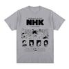 Welcome To NHK Vintage Tshirt Anime Manga Japan Harajuku Streetwear Cotton Men T Shirt New Tee Tshirt Womens Tops