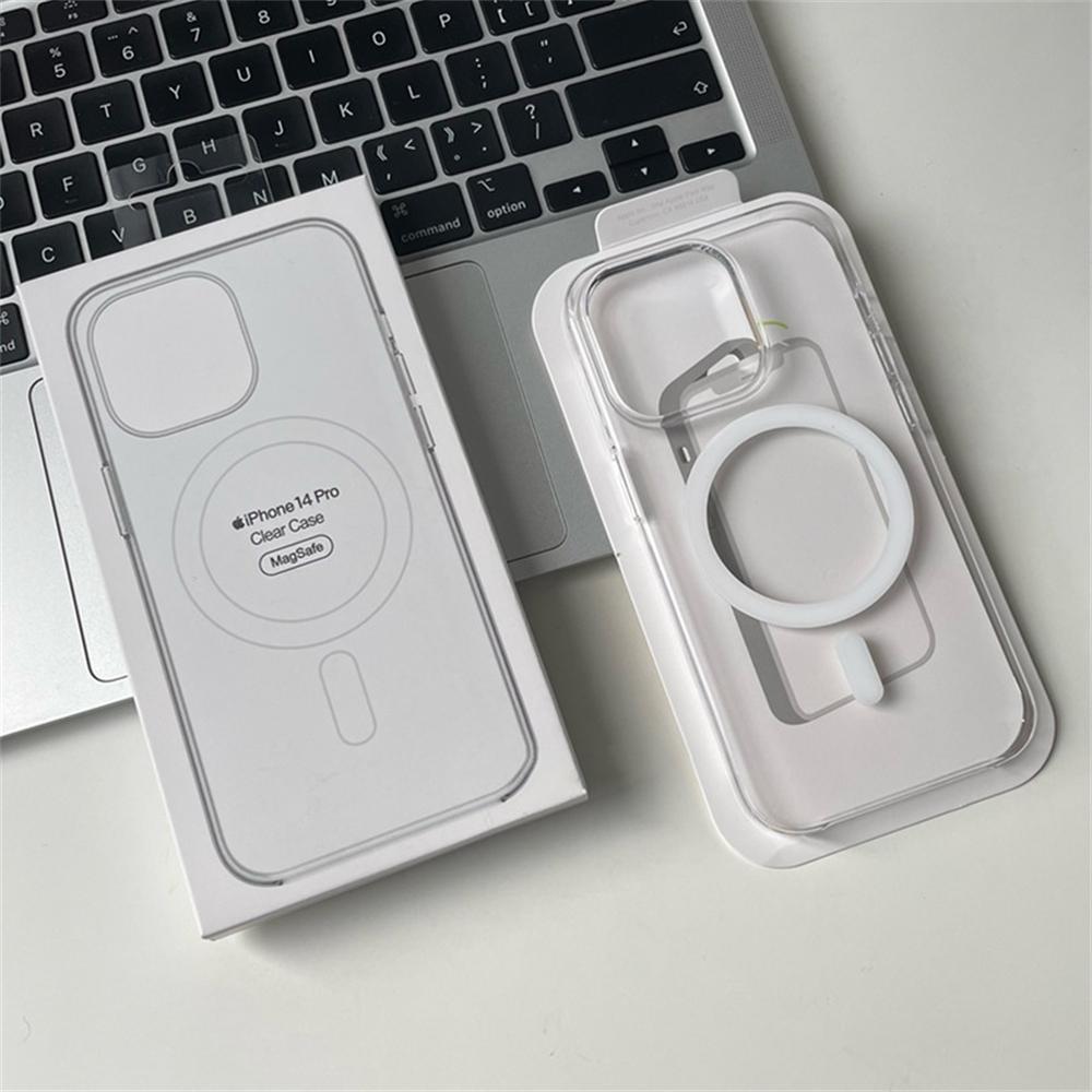 

Прозрачный чехол для Magsafe с магнитной беспроводной зарядкой для Iphone 14 Pro Max 11 12 13 Mini Xr X Xs 7 8 Plus Se Cover