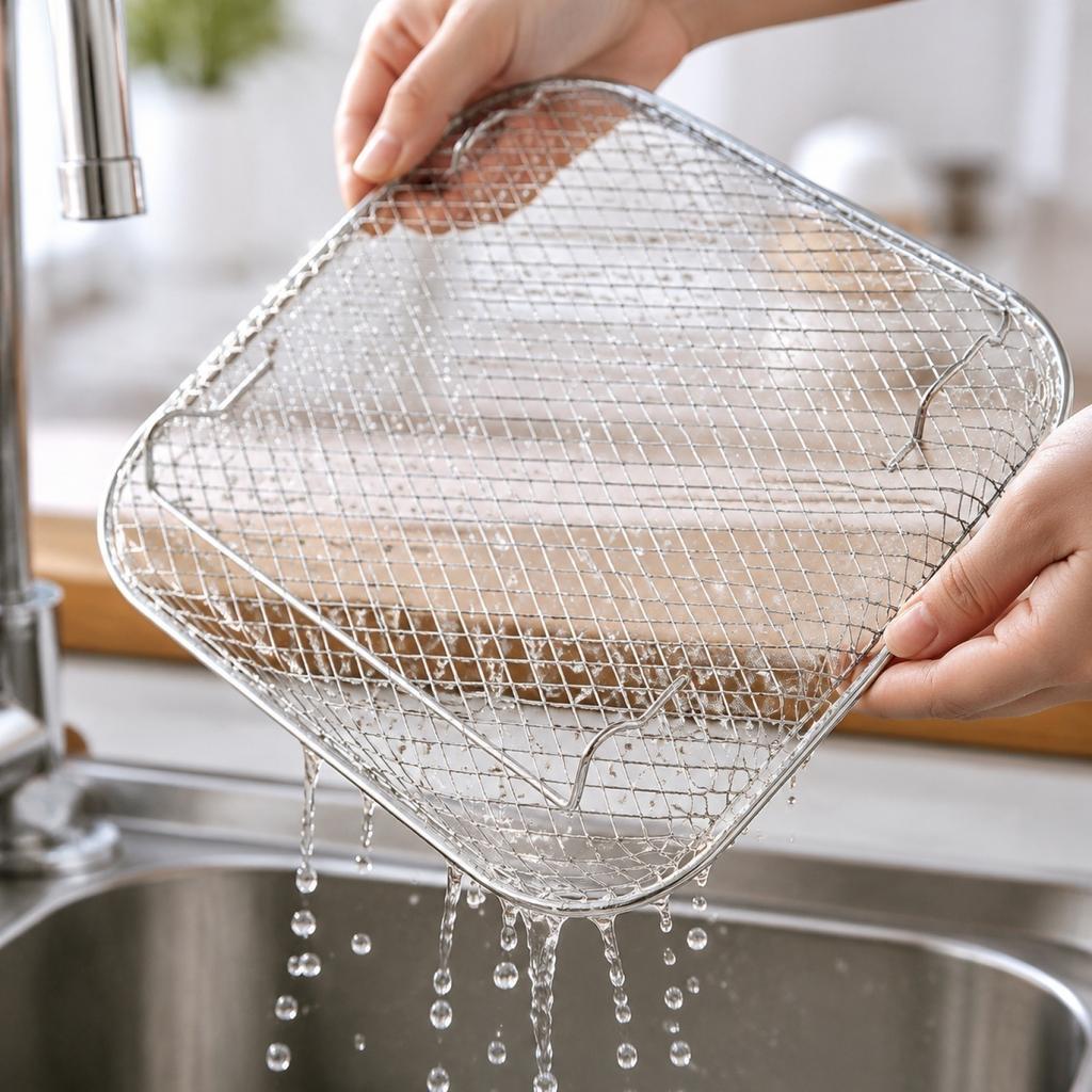 Stainless Steel Cooling Rack Multifunctional Draining Rack Dehydration Rack Suitable for Steaming and Baking Kitchen Use Durable Wire Mesh Grid