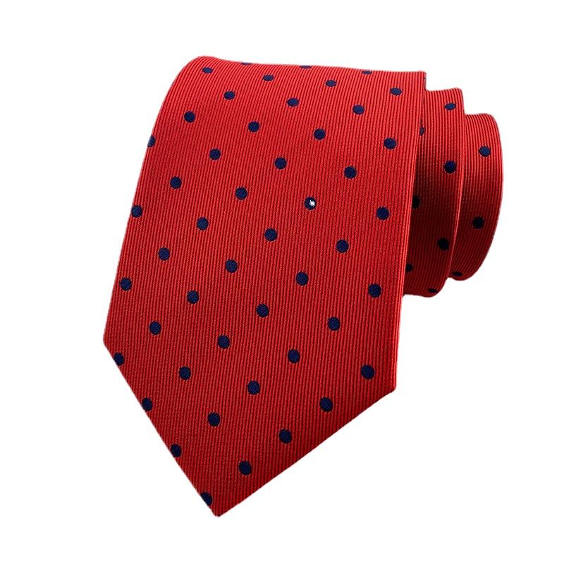 3.15" Fashion Wave Dot PaisleyTies Cravată pentru bărbați Circle Dot pentru nuntă