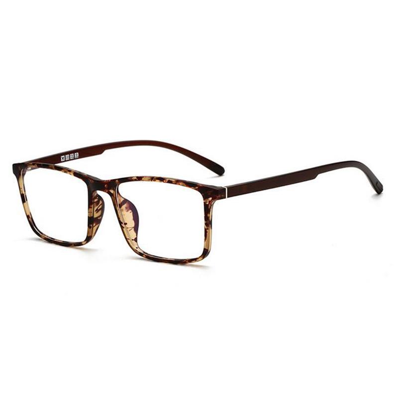 0 -0.5 -0.75 -1.0 To -6.0 Minus Degree  Square Prescription Eyeglasses Women Men Ultralight Business Computer Optical Glasse