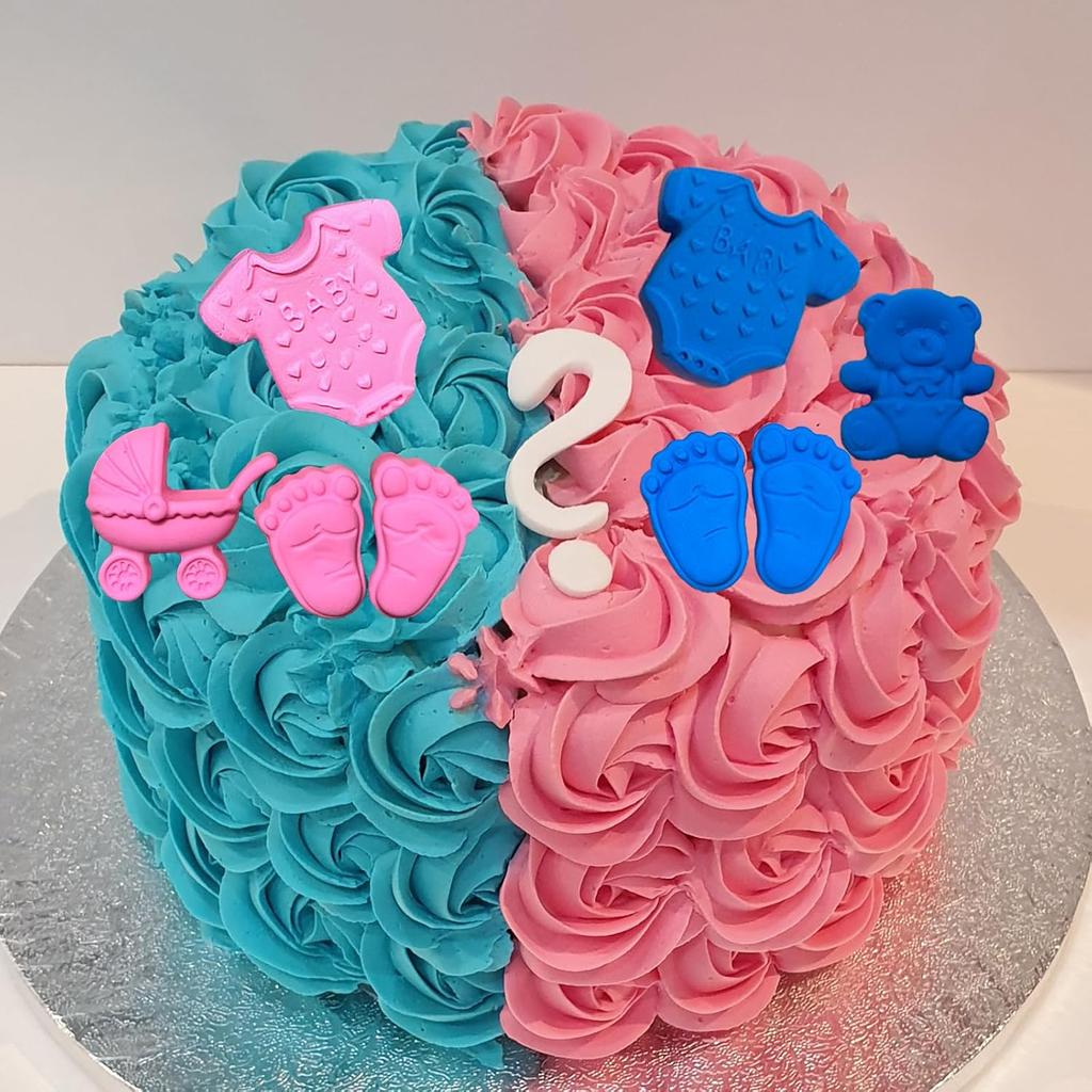 2pcs Baby Shower Chocolate Mold, 35 Cavity Cute Baby Silicone Molds Baby Onesie Baby Bottle Pacifier Molds Baby Shower Candy Mold For Cake Decoration