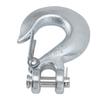3Celsius8 Inch   Chain Hook 18000lb Load Capacity Alloy Steel Zinc Clevis Slip Hook with     for Trailer Truck Agricultural Equipment