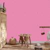 Powder pink and purple stripes wallpaper, soft shapes 50x1000