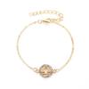 Fashion Twelve Constellation Bracelet Personality Wild Round Hollow Bracelet Couple Bracelet Jewelry MIT