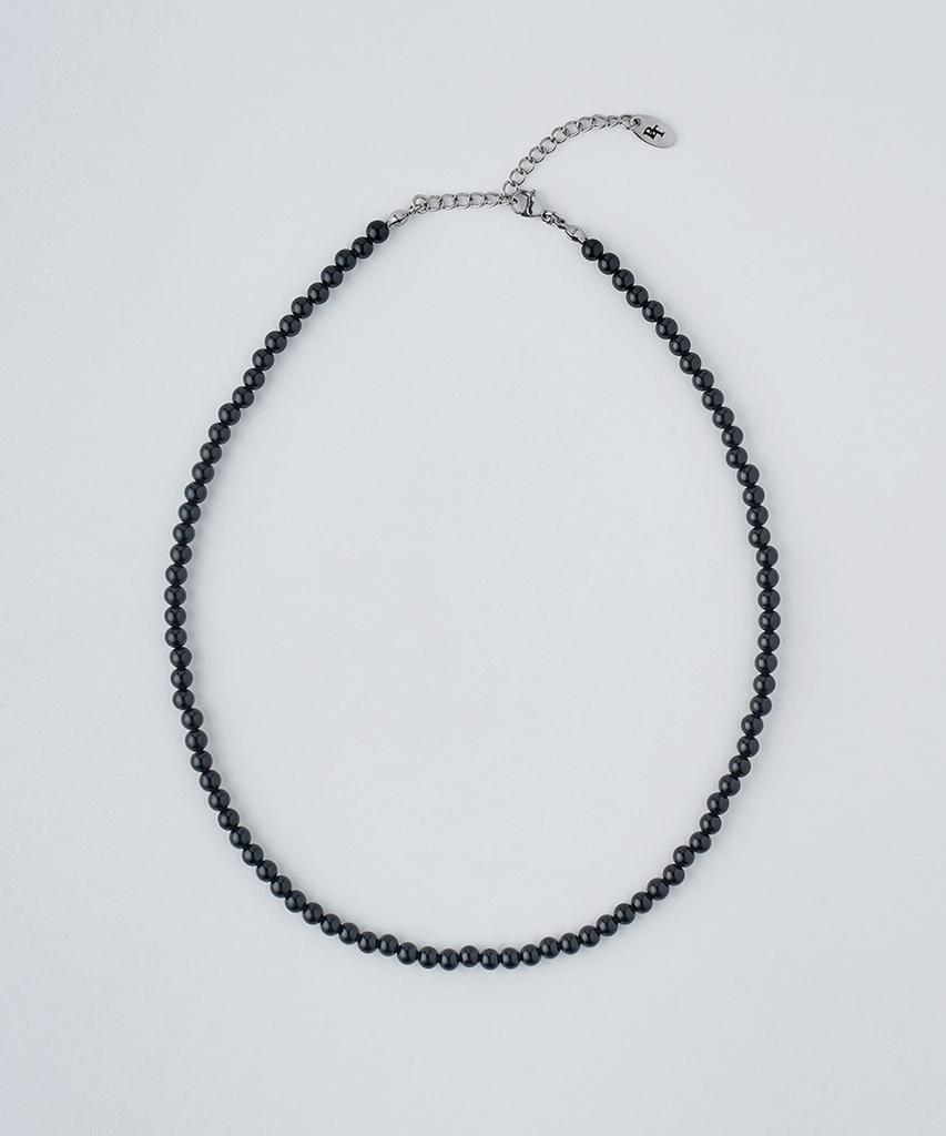 Bicycletrophy Bt Gemstone Necklace 01 (4Mm Polished Onyx)