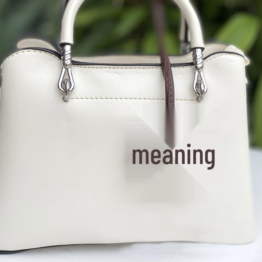 Lamb Keychain Pendant: Multi-Layer Leather Tie Small Ornament PU Bag Charm