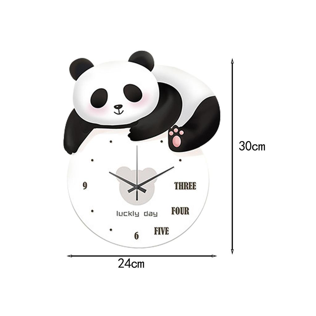 Animal Wall Clock Cartoon Home Decor Animal Collection Adorable Wall Hanging Clock for Bedroom Nursery Office Farmhouse Kitchen