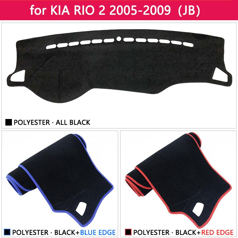 for KIA RIO 2 2005 2006 2007 2008 2009 New Pride Rio5 Anti-Slip Mat Dashboard Cover Pad Sunshade Dashmat Carpet Accessories RIO2