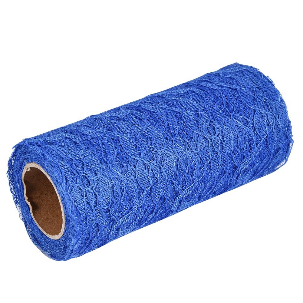 10 Yard   Wedding Party Decoration Table Runner Chair Sash Floral Lace Tulle Roll (Red)