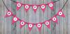 Inkdotpot Birthday Party Decorations Happy Birthday Party Garland Baby Girls Polka Dot Pennant Banner