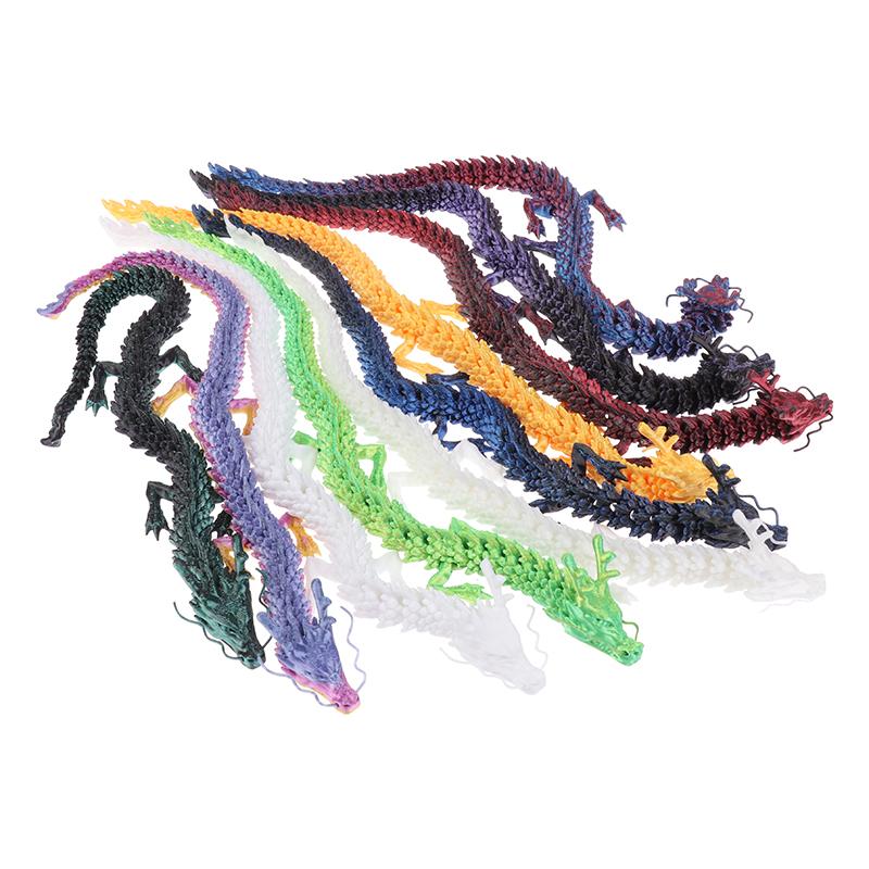1 Piece Ideal Gift Gem Dragon Fidget Toy 30Cm 3D Printed Rotatable Articulated Dragon For Kids With Adhd Birthday Gifts