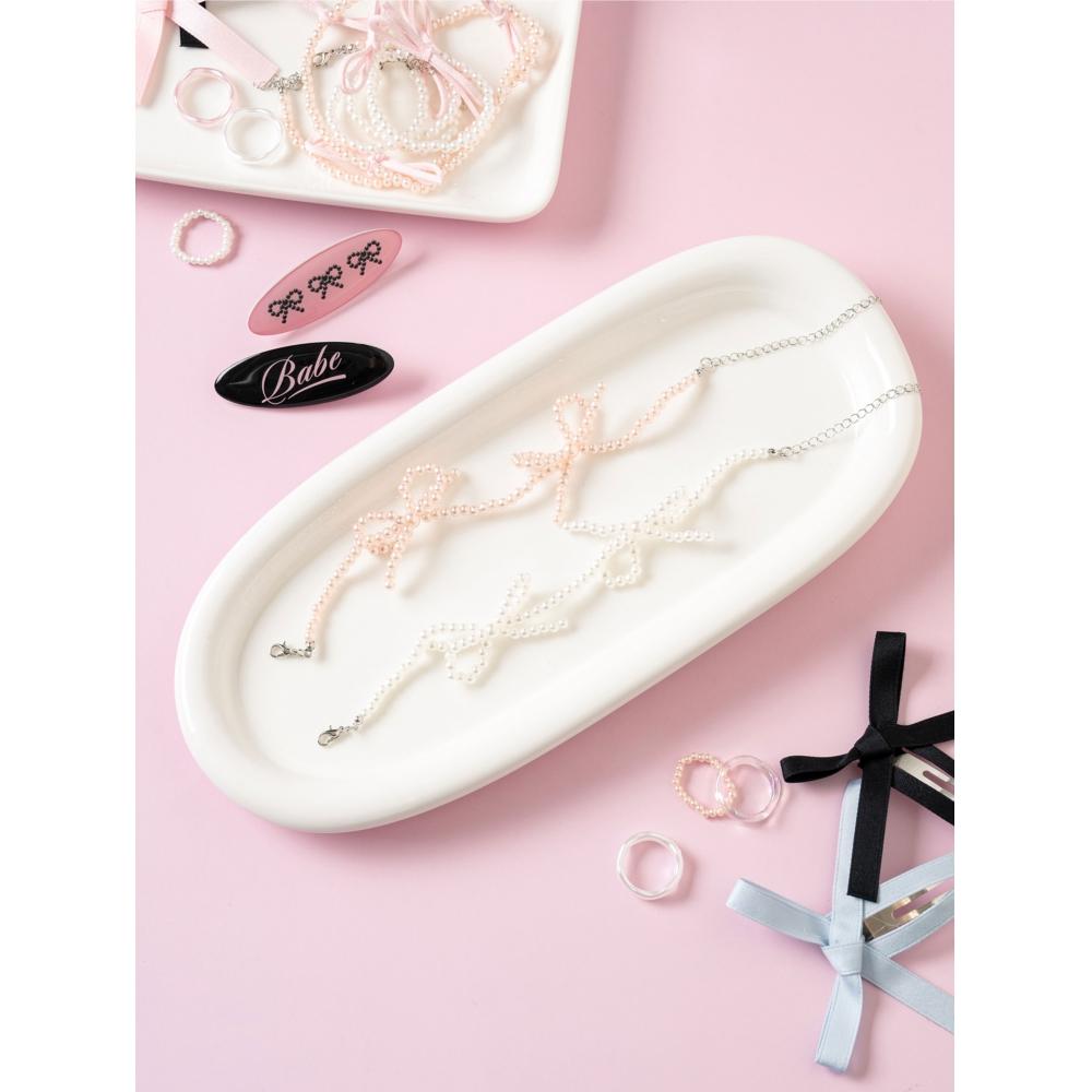 Daiso Ballet Core Pearl Beads Bracelet