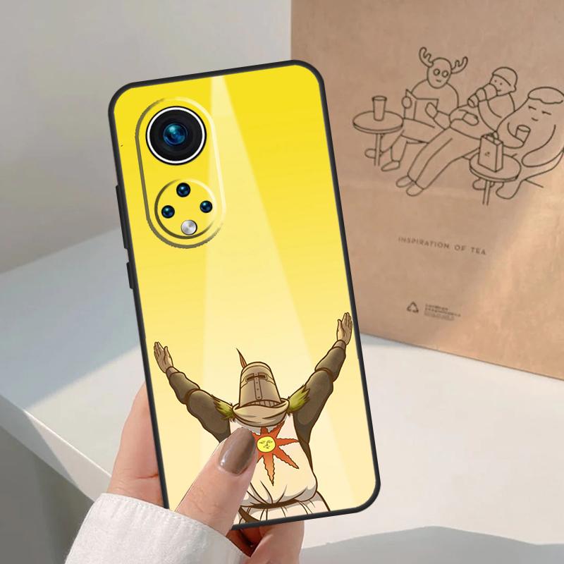 Praise the Sun Dark Souls For Huawei P20 P30 P40 P60 Pro P Smart Nova 9 5T Honor 70 90 50 Magic5 Lite X7a X9a X8a Case