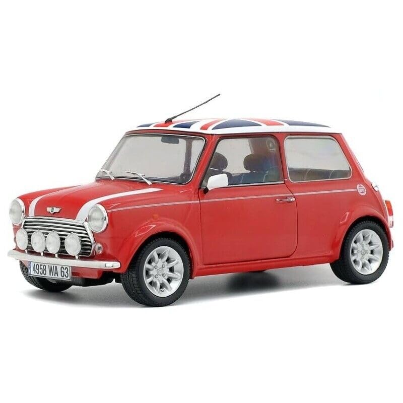 

Solid Mini Cooper Mini Car MINI COOPER SPORT 1997 English S1800604 1/18 (Red & Flag) [Item]