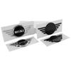 BFA1 ABS Car Front Sticker Logo Rear Emblem Badge for Mini Cooper JCW F55 F56 F60 Countryman Clubman Auto Accessories 14.3CM/11.3CM