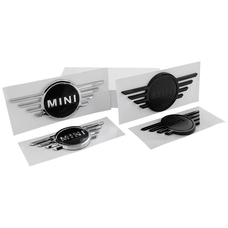 BFA1 ABS Car Front Sticker Logo Rear Emblem Badge for Mini Cooper JCW F55 F56 F60 Countryman Clubman Auto Accessories 14.3CM/11.3CM