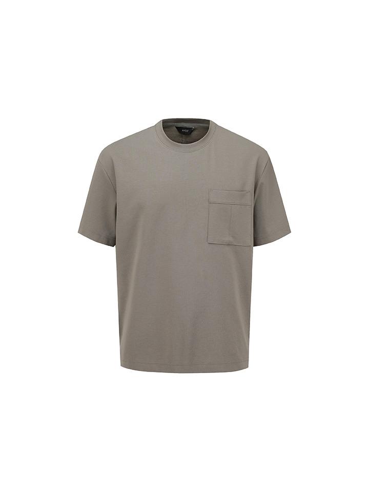 And Z Men'S) Round Pocket Short Sleeve T-Shirt_Blf2Tr1001