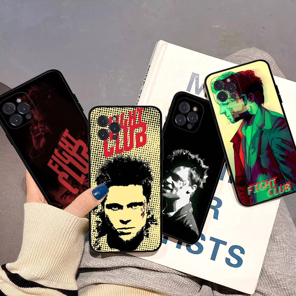 Classic Movie F-fight C-club Phone Case For IPhone 16 15 14 11 12 13 Mini Pro XS Max Cover 6 7 8 Plus X Funda Shell