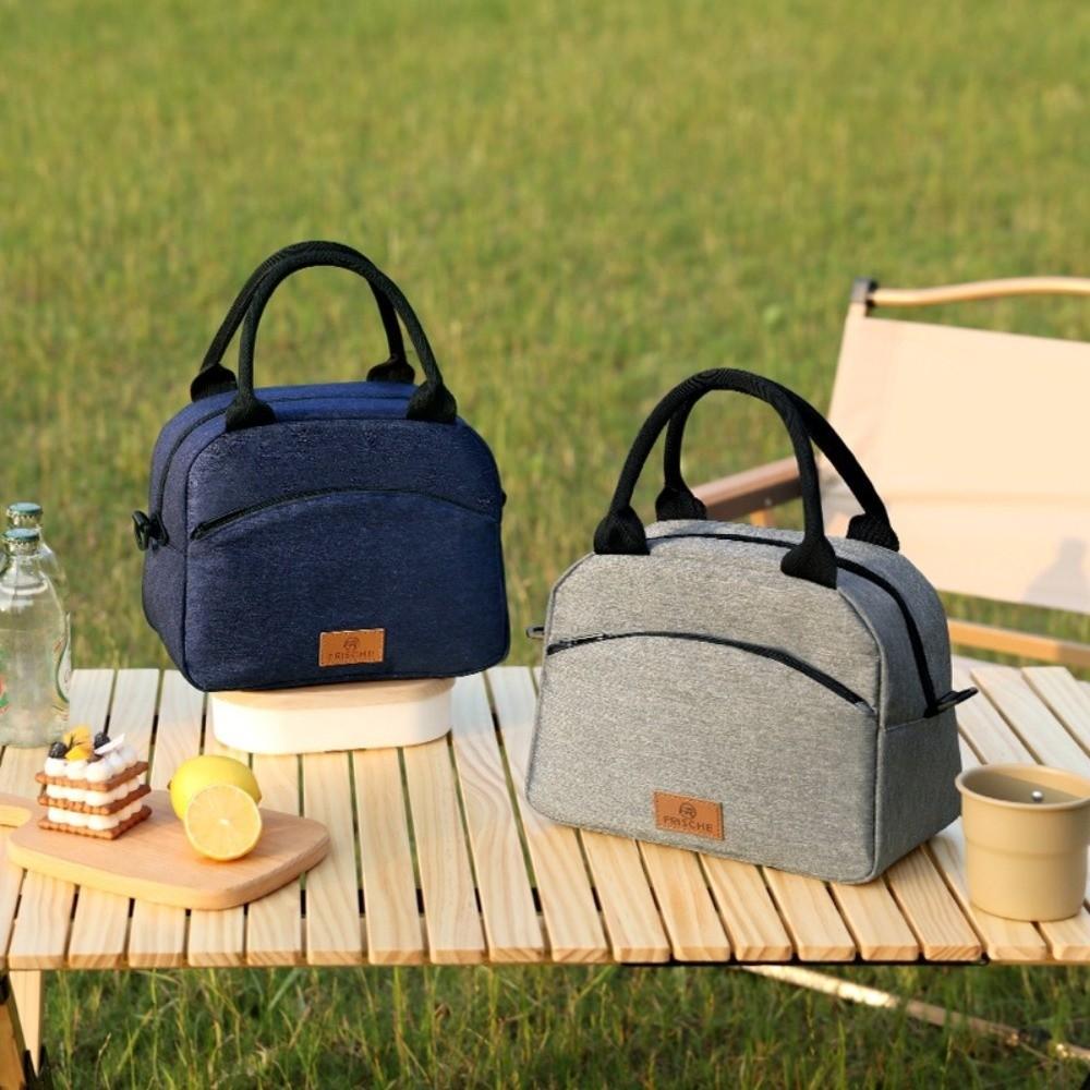 Oilproof Cooler Bag Leakproof Food Bag Portable Insulated Bag  Office