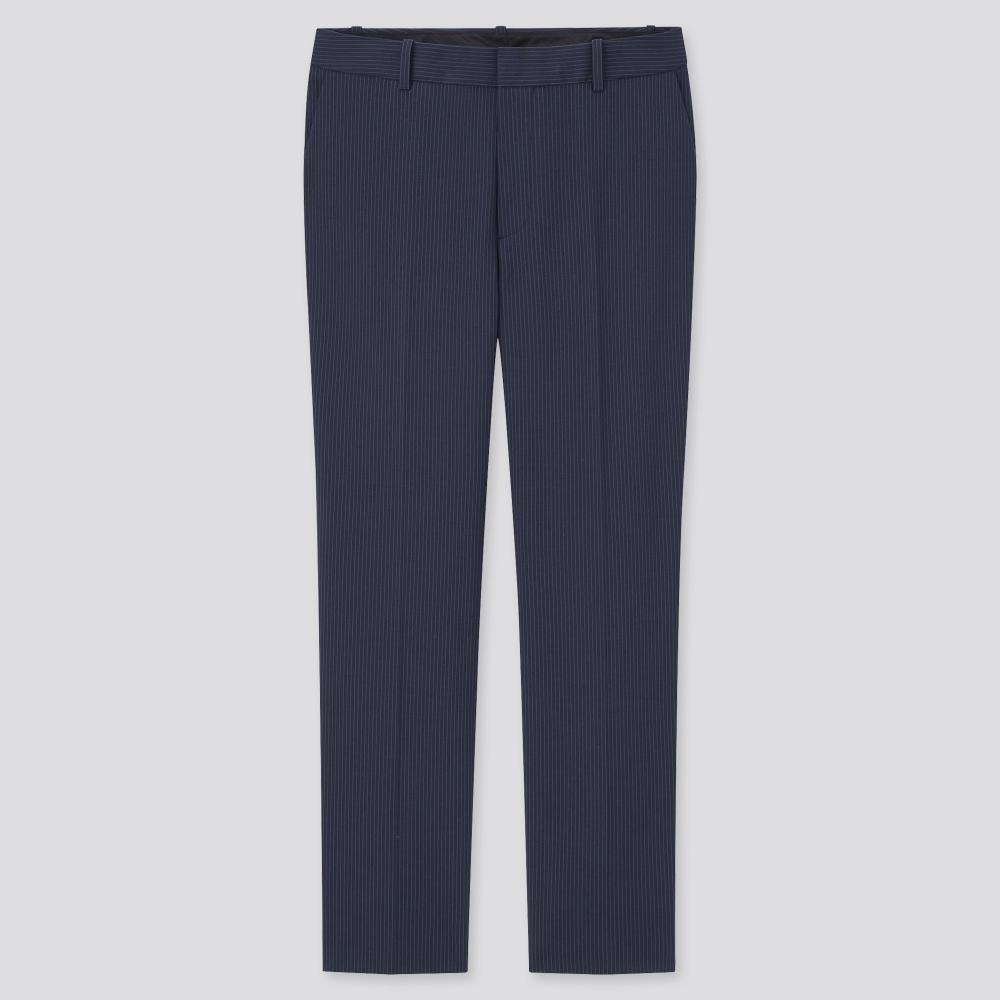 

Брюки UNIQLO JAPAN Stretch с зауженными щиколотками, внутренний шов 66 см, можно регулировать