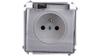 Simon Basic Splashproof Socket Z/U Ip44 With Track Shutter And Smoke Flap White Bmgz1Bz.01/11A