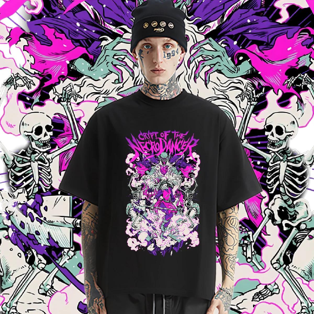 

Round Neck Clothes Big Size Loose Tee Y2k Hip Hop T-shirt Classic Creative Cotton Shirt Classic Casual Men Woman T Shirt Custom XXXXXL чорний
