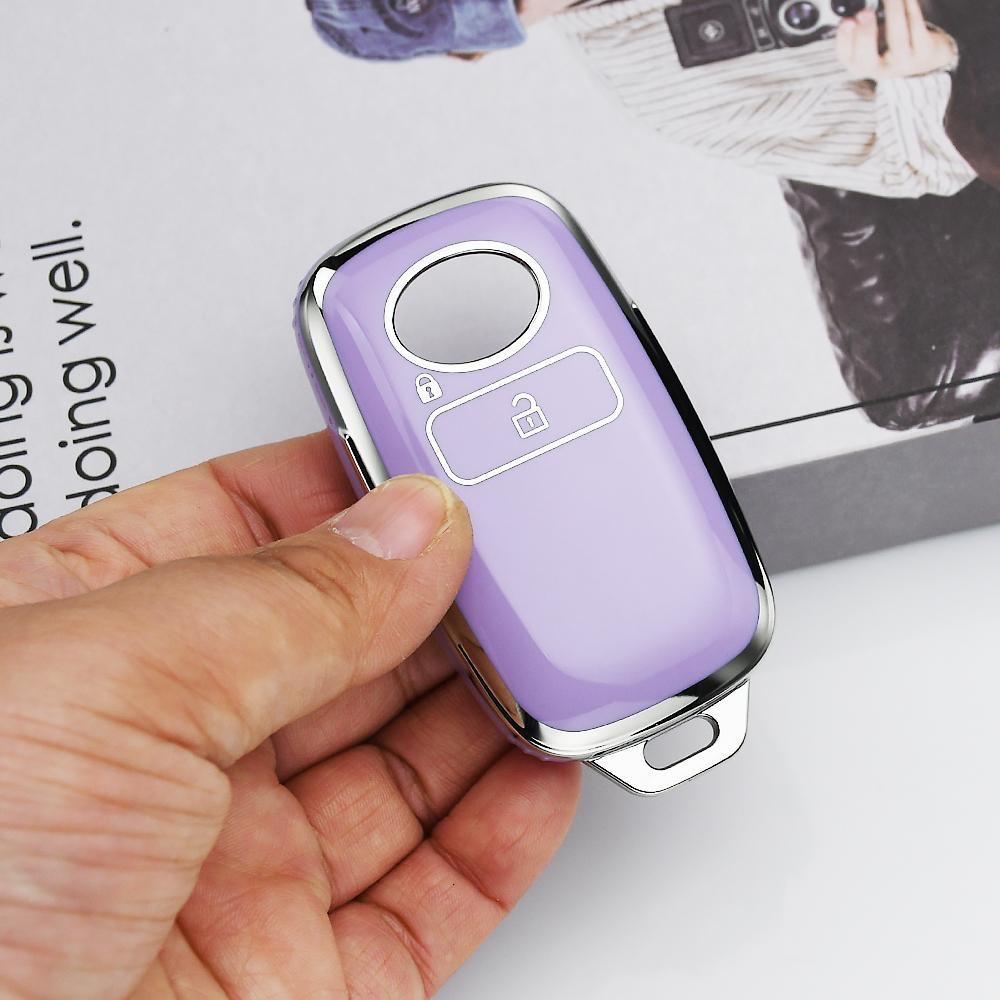 Auto Shell Keyring Case Keyless Protector Car Key Cover for Toyota Veloz Avanza Rush Daihatsu Genuine Perodua Yaris Ativ Raize