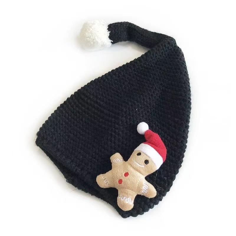 Trendy Cute Christmas Knitted Hat for Kids - Warm Woolen Beanie in Candy Colors for Autumn & Winter