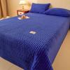 Class A Quilted Fleece Single Bed Cover – Thick, Non-Slip, Dustproof Tatami Bedding Cover