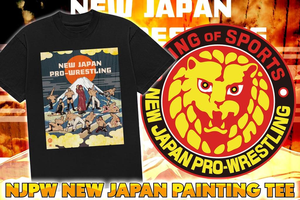 New Japan NEW JAPAN PAINTING Sun and Size 7184104991 Pro-Wrestling T-shirt, Mt. Fuji, S,