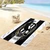 Magpies Roar Print Beach Towel, Large Soft Quick Dry Towel for Beach Camping Swimming