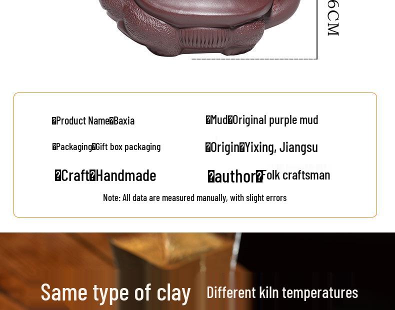 Handmade Yixing Zisha Dragon Turtle Tea Pet Sculpture for Tea Ceremony
