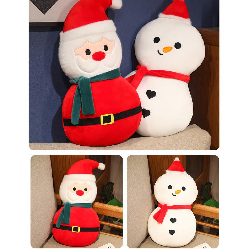 Santa Plush Adorable Claus Doll Snowman Stuffed Room Toys Kids Gift Christmas