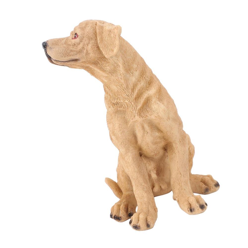 Desktop Dog Figurine Anti Fade Puppy Statue Cute Dog Statue Home