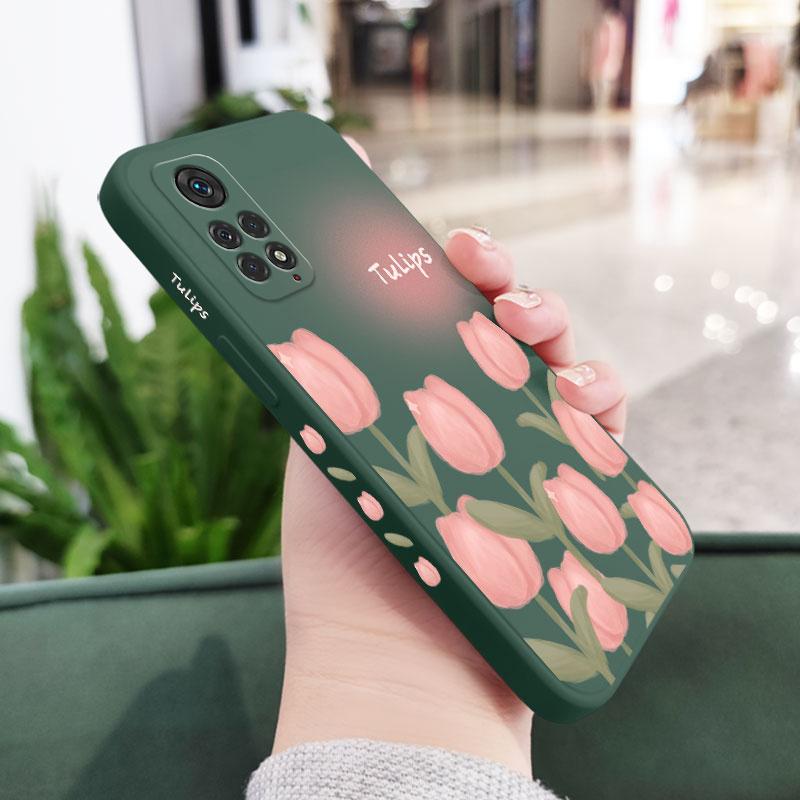 Elegant Tulip Phone Case For Xiaomi Redmi Note 15 Pro Plus 4G 5G Silicone Cover