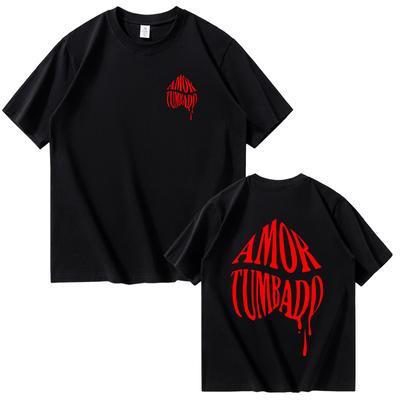 Natanael Cano Corridos Tumbados T-Shirt Men'S Fashion Tumbado Cotton Short Sleeve T