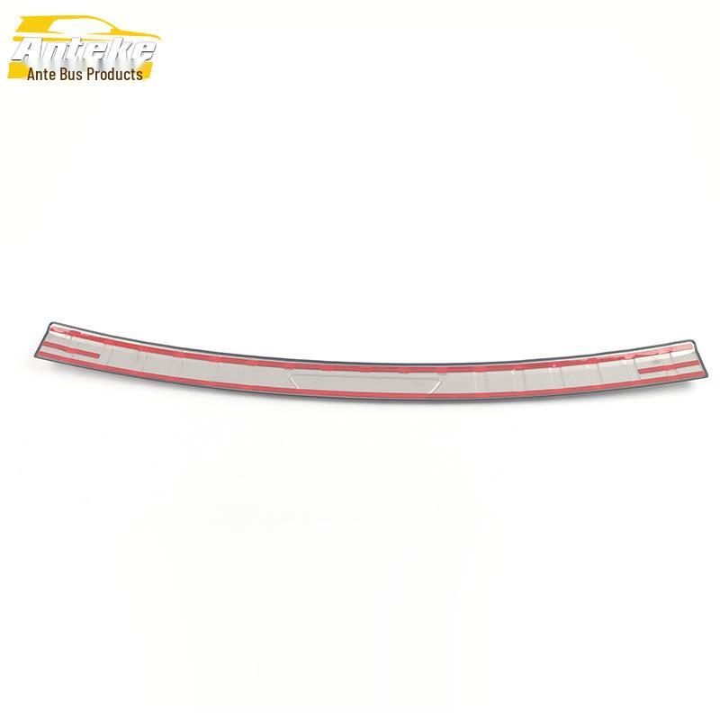 Stainless Steel Rear Guard Plate for Kicks - Durable Tailgate Protection & Decorative Pedal Accessory