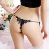 Talos Sexy Mašlička Visací Korálek Krajka Duté G-string Pohodlné Spodní prádlo Noční prádlo Dámské Tanga