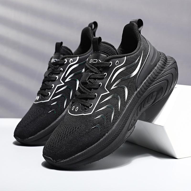 

2024 new couple breathable sneakers, low-top lightweight soft-soled running shoes, fashionable and versatile trend casual shoes 36