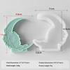 Flexible Sturdy Silicone Mould Fashion Accessory for Making Unique Moon Shaped Candle and Home Decorations
