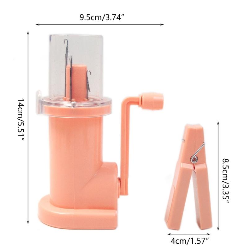 Y3NA Verzieren-Strickmaschine Handstrickrahmen Seil Faden Webwerkzeug Spule Tricotin Maschine Spule Stricker Nähzubehör