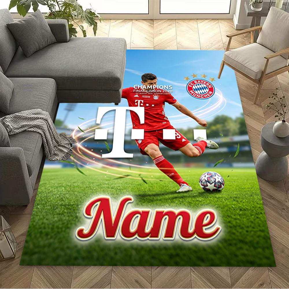 Bayern Munich Poster Area Rug Suitable for Hallway Kitchen Entryway Playrooms Antislip Carpet Anime Office Decor Perfect Gift for Friends & Family