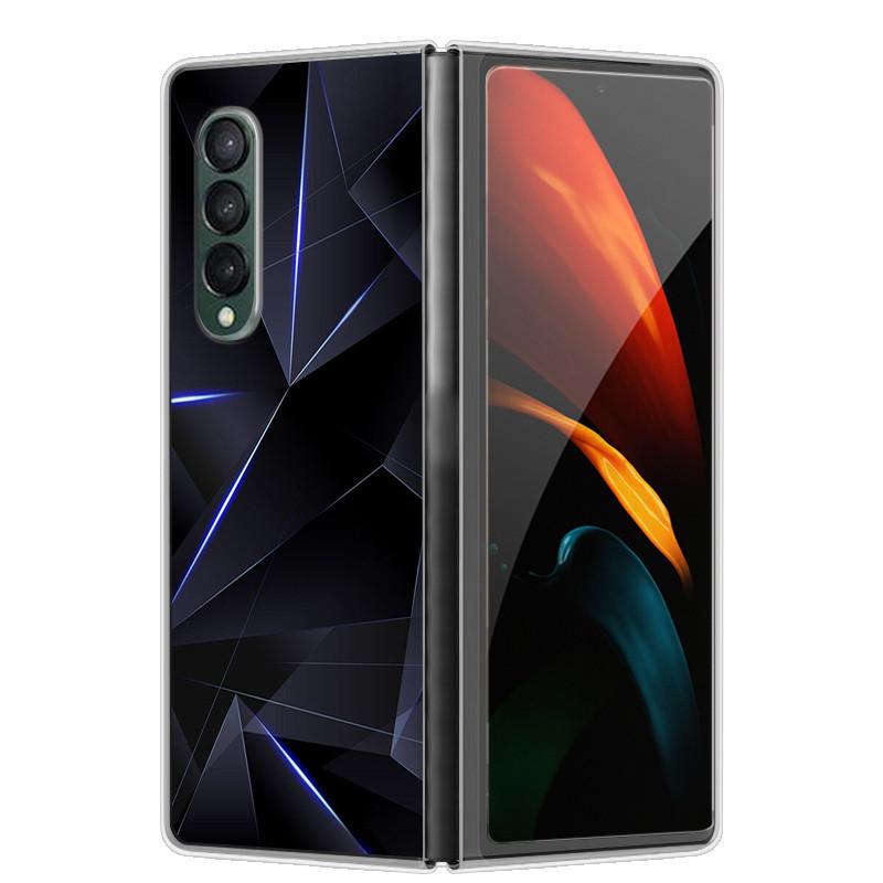 Etui na Samsunga Z Fold 5 Słodkie Modne Twarde Przezroczyste Etui na Telefon dla Samsunga Galaxy Z Fold5 5G ZFold 4 6 5G Powłoka Ochronna ZFold6